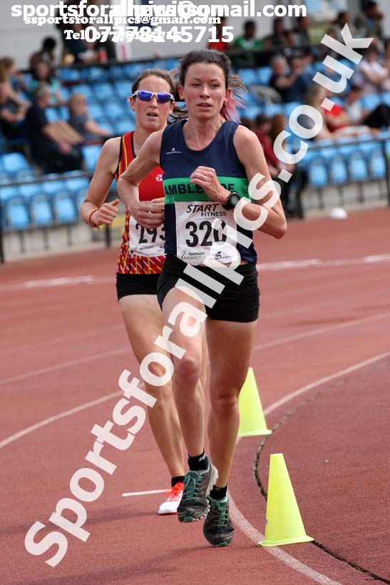 Senior womens 5000 metres, Northern Senior and Under-20s Champs., Sports City, Manchester. Photo: David T. Hewitson/Sports for All Pics